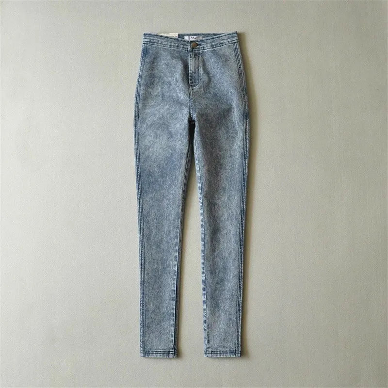 Women's High-Waist Stretch Skinny Jeans