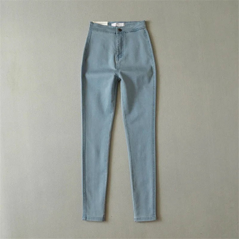 Women's High-Waist Stretch Skinny Jeans